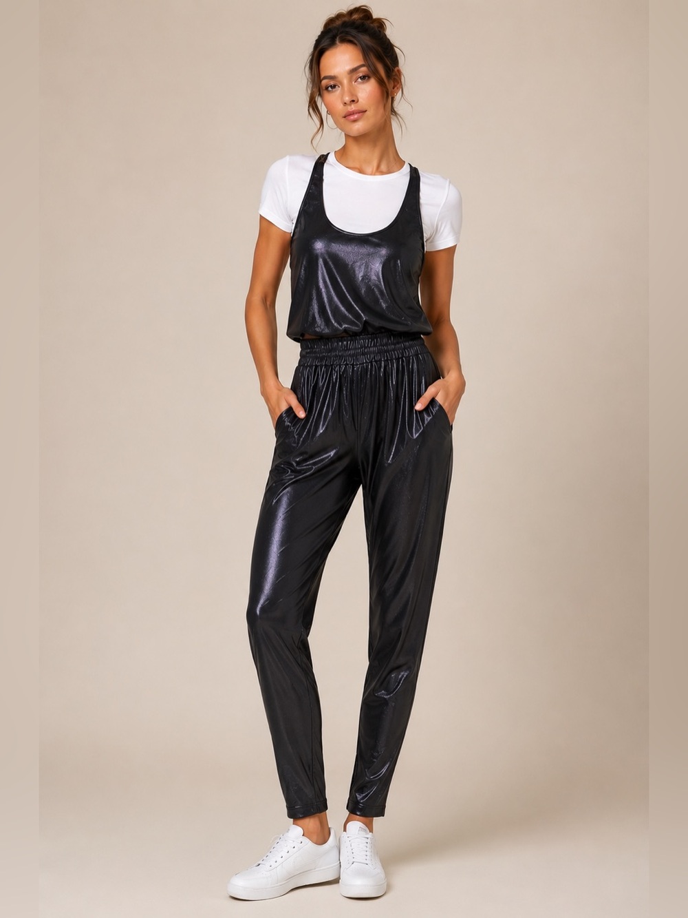 Koral Activewear Paradigm Jumpsuit | Size Small | Black | Made in USA
